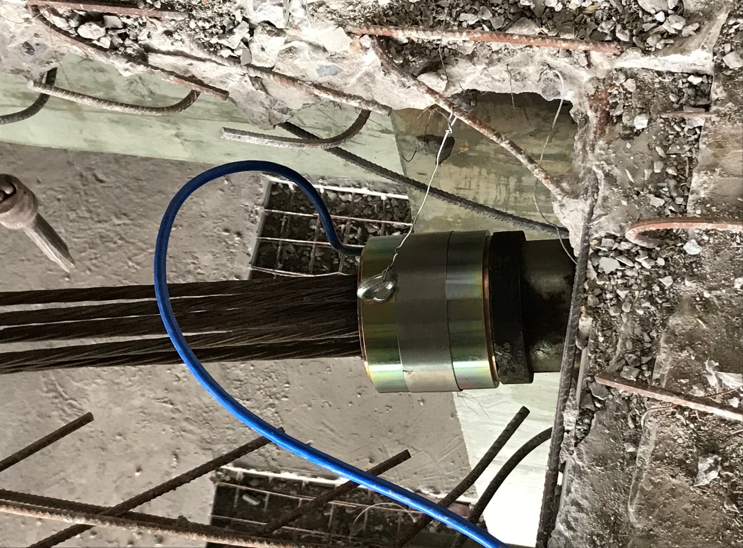 阜陽市愛琴海公園小區A2#樓預應力張拉監控